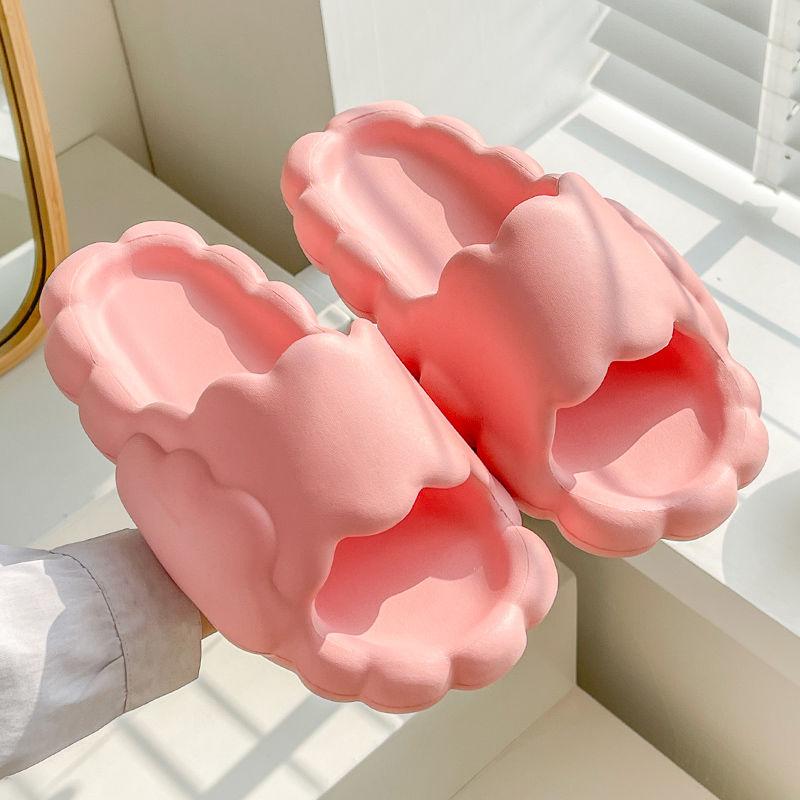 Soft Slippers Women's Summer Home Indoor Thick-bottomed Bathroom Bath Non-slip Couples Household Feces Sense Sandals and Slippers Men
