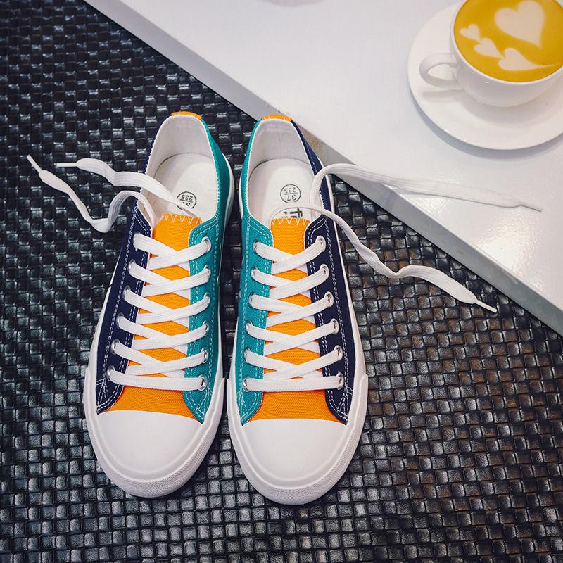 Summer Canvas Shoes Trend Casual Cloth Shoes Breathable Men's Shoes