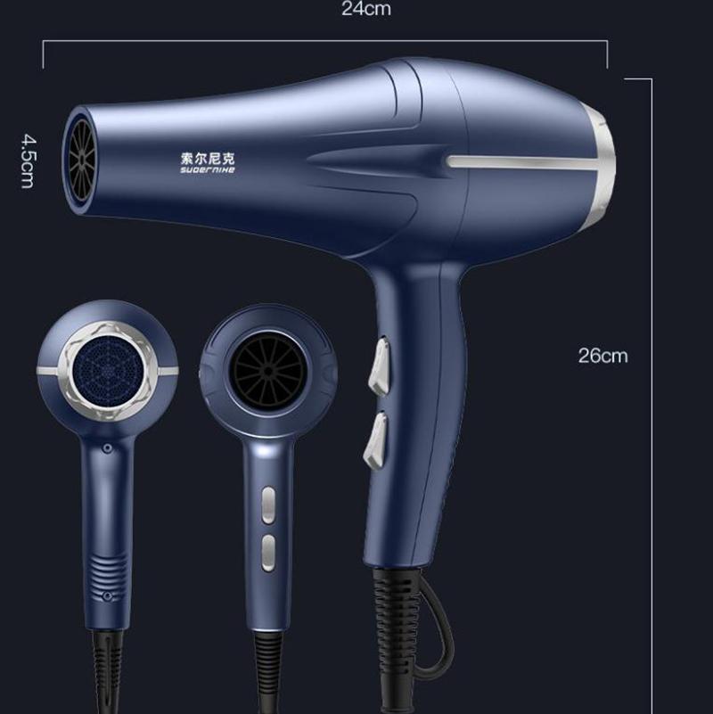 1600W Luxury Hair Dryer Set Negative Ion Hair Protection Hot/cold Hair Dryer High-power Barber Equipment