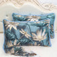 A Pair of Ice Silk Pillowcases Simple Patterned Style Summer Cute Tencel Cool Pillow Core Set Can Be Washed