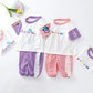 Two-piece Suit Children's Suit Boys and Girls Short-sleeved Summer Clothes Baby Clothes Children's Sports Leisure