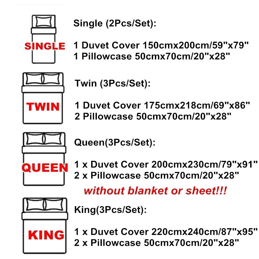 WTEMPO 2/3pcs Fashion 3D Rose and Diamond Ring Print Love Wedding Bedding Sets Queen King Size Duvet