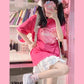 Cartoon embroidery T-Shirt Solid Cotton Simple Breathable Tee Female Casual Short Sleeves Tops