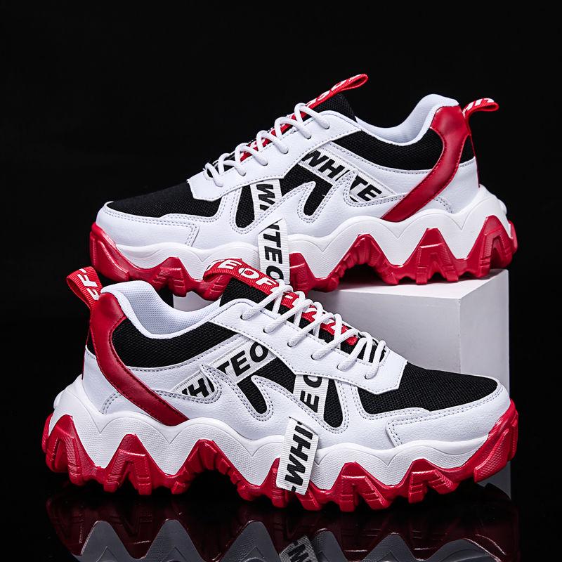 Thick-soled daddy shoes for men go with breathable mesh red tide shoes casual shoes men sport