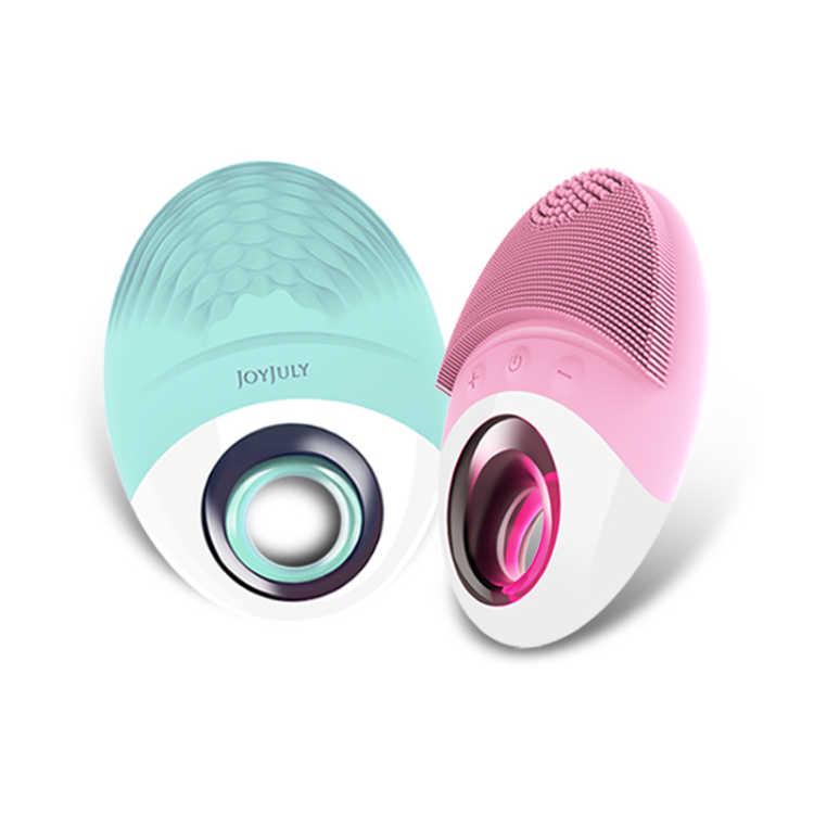 Electric Wireless Rechargeable Silicone Cleansing Device Beauty Face Wash Instrument Pore Cleaner