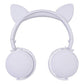 Durable Cartoon Bluetooth 5.0 Headset Wireless Foldable Little devil Cat-ear Antler Stereo headphone