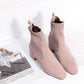 Women Boots Autumn Winter High Heel Warm Pointed Toe Fringe Zip Ankle Chelsea Shoe Sexy Fashion