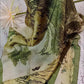 Chinese Painting Style Scarf Flower Wrap Shawl Silk Imitation Satin Women Elegant All-match Headscarf Sunscreen Gauze Shawl