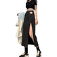 Denim Skirt Long Skirt Women Solid Split  High Waist Over The Knee Hip Skirt Casual Club Home Office