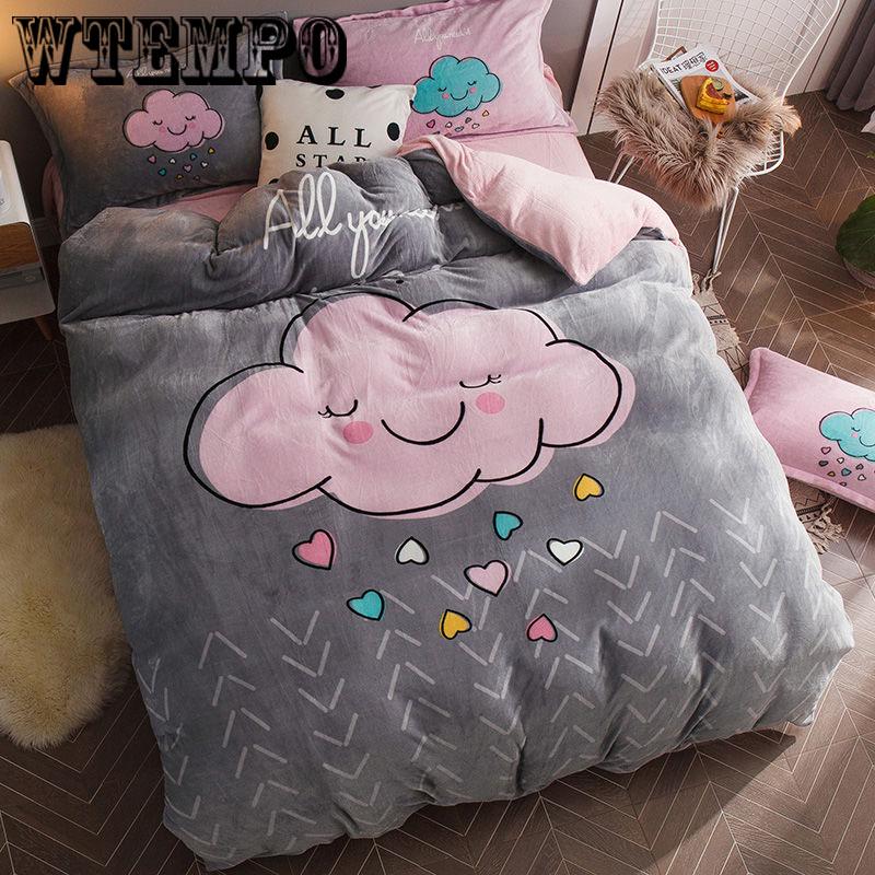 FlannelOn The Bed Fabric Super Soft Fashion Bedclothes Cobertor Coral Fleece