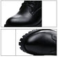 Martin Boots Women Platform Shoes Lace Up Pu Leater Shoes Women Chunky Heels Shoes Woman