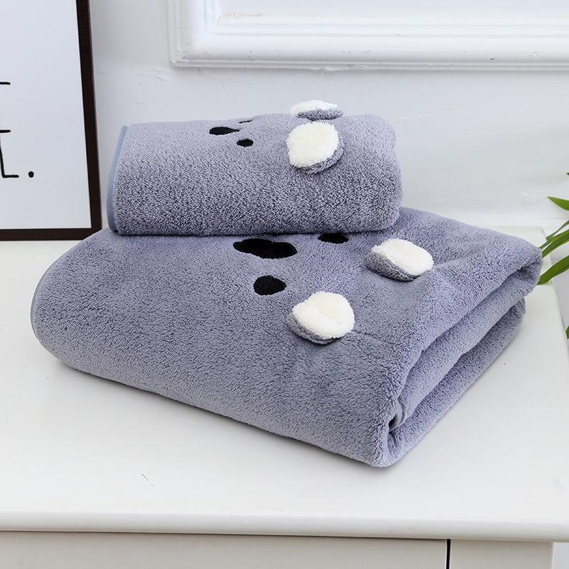 Household Towels Soft Bath Towels Pure Cotton Adult Bath Towels Strong Absorbent Non-linting Fabric Skin-friendly Soft and Easy To Carry