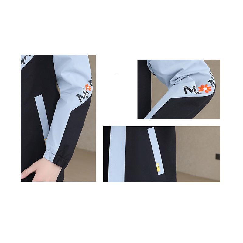 Spring Autumn Winter Jacket Men's Jacket Teen Student Windbreaker Trend Men's Top Men's Colorblock Hooded Jacket