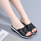 Summer Slip on Women Wedges Sandals Platform High Heels Fashion Open Toe Ladies Casual Shoes Comfortable