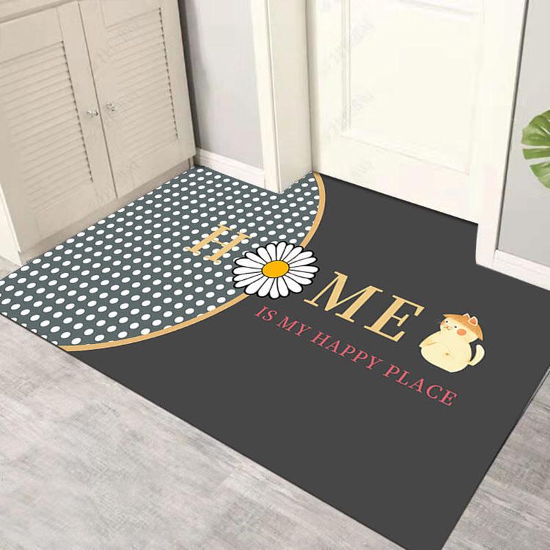 Nordic Entrance Porch Floor Mat Home Door Mat Kitchen Carpet Bedroom Bathroom Entrance Carpet