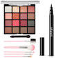 Eyeshadow 16 color tray can send 5 sets of brushes student matte durable waterproof non-staining