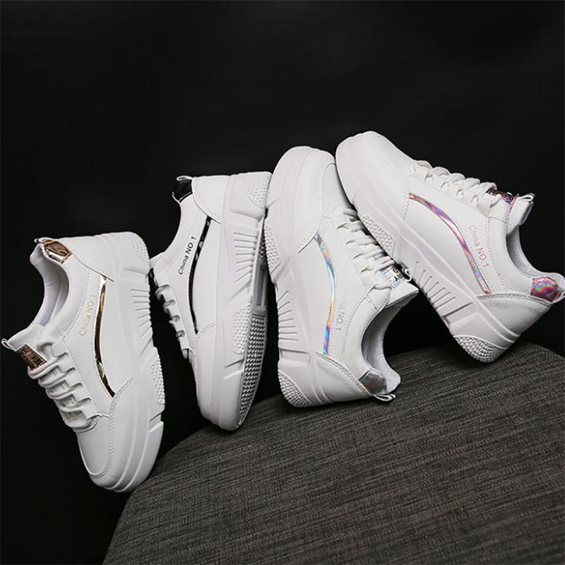 Korean Version of The Female Student Clearance Sports Shoes All-match Fashion Platform Shoes Military Training Running Shoes