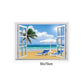 [Wall sticker ]3d Fake Windows Mediterranean Scenery Art Home Decoration Wall Stickers Living Room S