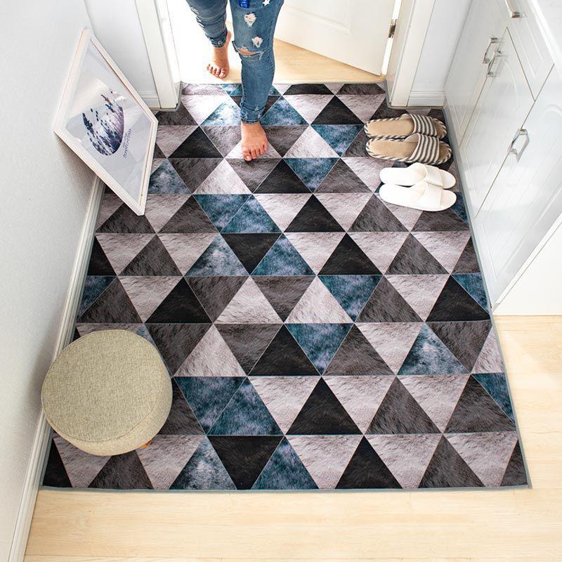 Home Door-to-door Carpet Mat Nordic Style Door Mat  Living Room Non-slip Absorbent Pad