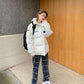 Hong Kong Style Tooling Cotton-padded Jacket Women Ins Winter Korean Version of Loose Bread Suit Clothes Thick Cotton Jacket Tide