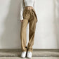 Women's Overalls Spring Street Fashion Slim Waist Straps Straight Trousers