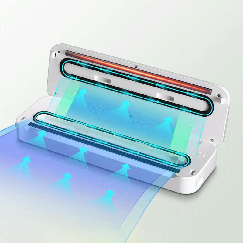 Best Food Vacuum Sealer Automatic Commercial Household Food Vacuum Sealer Packaging Machine Include 10Pcs Bags