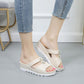 Heighten Slippers Women Wear Thick-soled Wedges Platform Shoes Summer Fashion Non-slip Sandals Slippers
