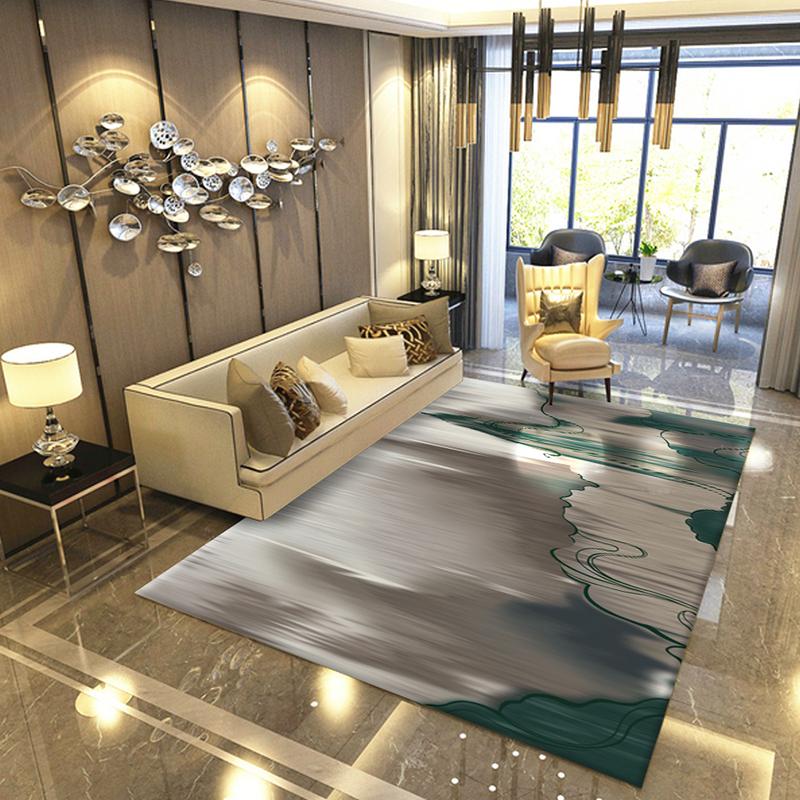 Minimalist Geometric Pattern Abstract Ink Bedroom Living Room Carpet Floor Painting Wallpaper