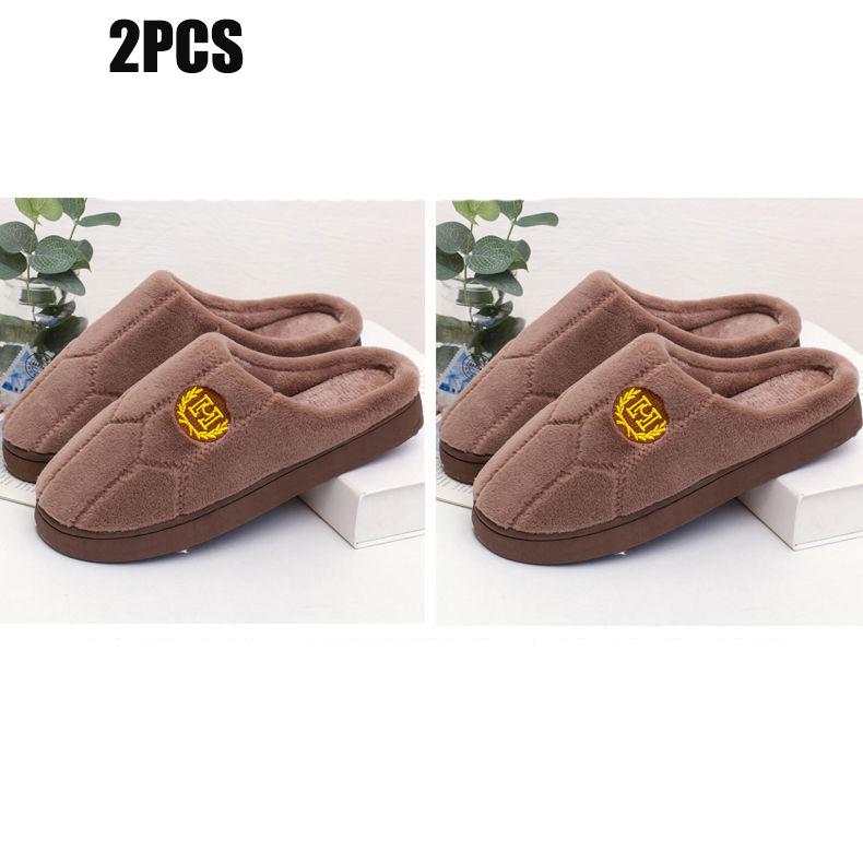 Women's Indoor Cotton Slippers Thick-soled Non-slip Home Household Couple Slippers Men's Warm Thick Plush Slippers