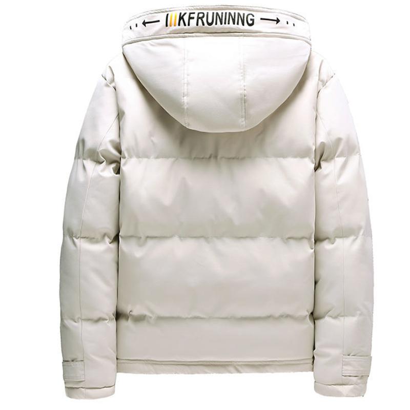 Men's Cotton Jacket Winter Trend Thickening Plus Velvet Padded Jacket Korean Loose Cotton Jacket Men