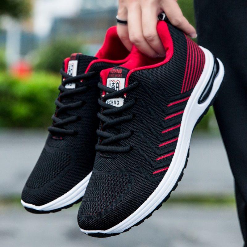 Men Shoes Lac-up Men Casual Shoes Lightweight Breathable Sneakers Men Running Shoes