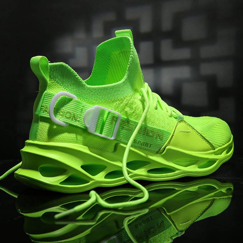 Size 39-46 Men Mesh Sneakers Low-top Running Deodorant Basketball Shoes Non-slip Wear-resistant Sports Shoes Blade Shoes