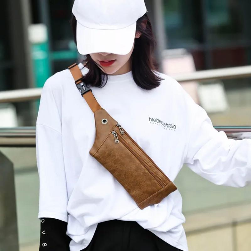 Men's and Women's Outdoor Sports Pockets Multi-function Soft Leather Running Anti-theft Mobile Phone Bag Cycling Personal Wallet