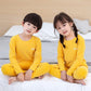 Winter Children's Underwear Suits for Boys and Girls Without Trace Self-heating Qiuyi Qiuku Baby Home Service