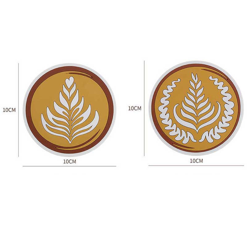 4 Packs of Nordic Coffee Pad Creative Insulation Pad Coaster Restaurant Simple Thickened Coaster