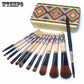 12Pcs Unicorn Glitter Makeup Brushes Set Diamond Crystal Handle Brushes Set Beauty Tool Kit