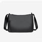 Women Multi-Layer Crossbody Bags Portable Large Capacity Classic Soft Surface Printing Black PU Leather