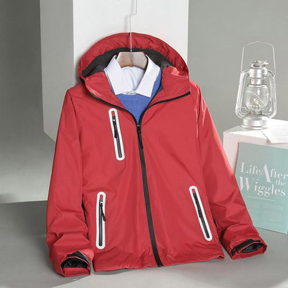 Couple Style Outdoor Jacket Windproof and Waterproof Winter Mountaineering Outdoor Clothing Plus Velvet Thickening Couple Style Jacket