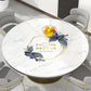 Pvc Nordic Style Round Table Mats Waterproof and Oil-proof Disposable Tablecloth Tea Table Table Cloth Anti-scalding Household Tablecloth
