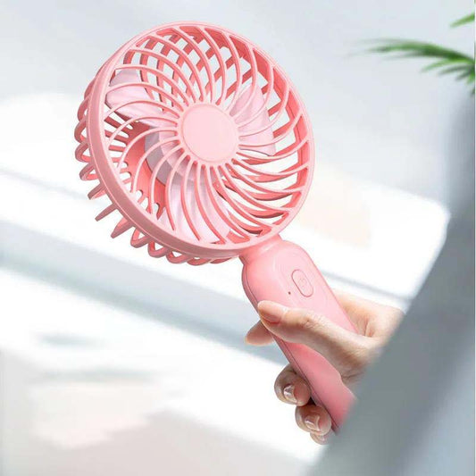 Usb Small Electric Fan Mini Fan Hand-Held Hanging Neck Portable Desktop Charging Fan