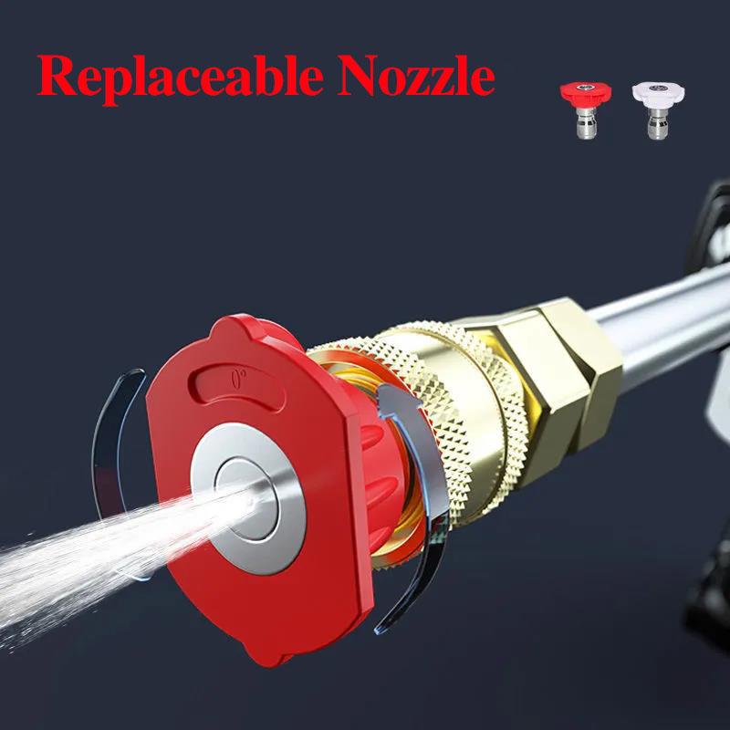 24VF Blue Knight High Pressure Car Wash Gun Wireless Car Wash Machine Portable Water Gun Cleaning Tool