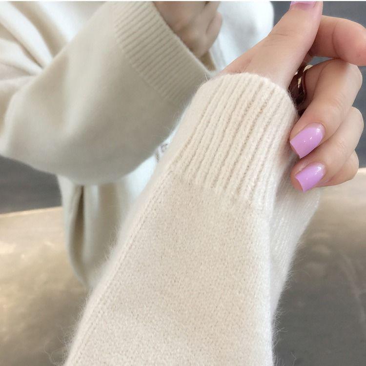 Knitwear Women's Hoodie Sweater Autumn Winter New Sweater Loose Top Joker