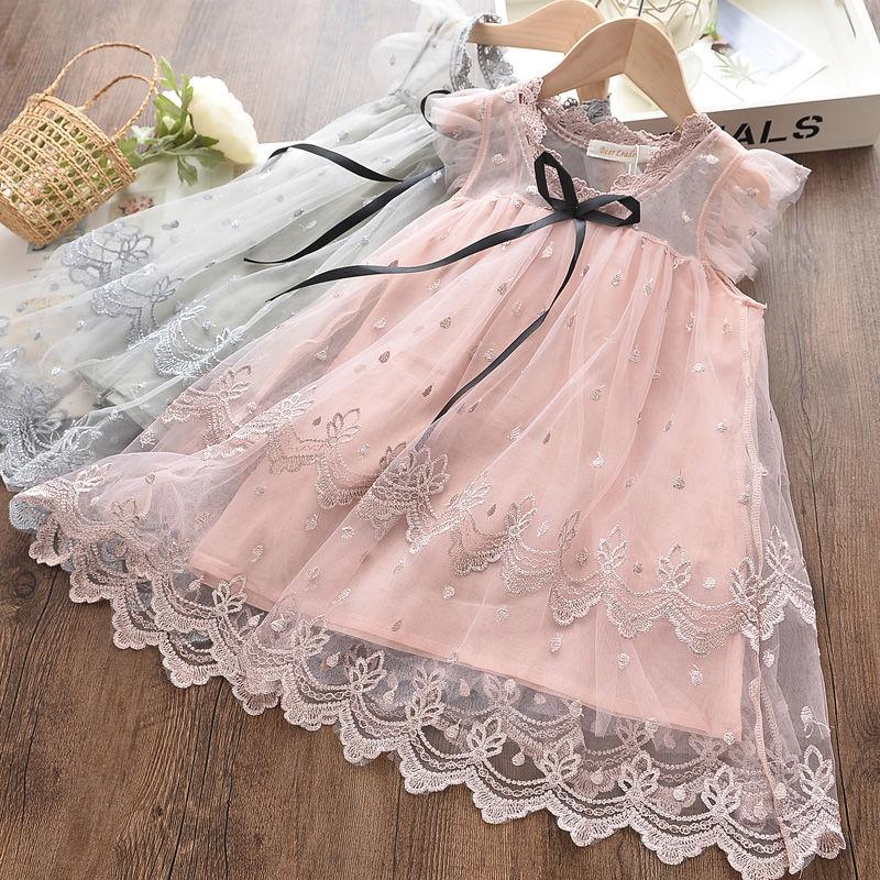 Girls Lace Dress New Floral Kids Dresses for Girls Princess Dress Children Clothes Girls Dress Casual Wear