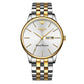 Luxury Brand Automatic Machinery Watches Men Leather Waterproof Business Watch Men Leisure Clock Man