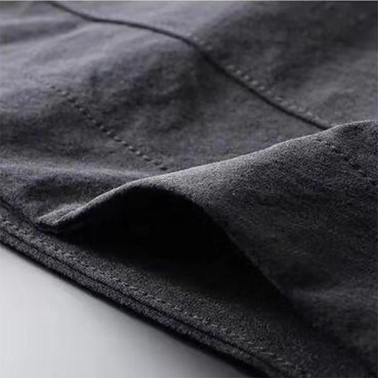 Fleece Sweater Men's Korean Loose Hooded Sweatshirts Fake Two Winter Long-sleeved Black Pullovers