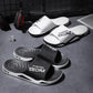Korean Style Men's Slippers Trendy Outer Wear Home Bathroom Non-slip Sandals Women's Summer Thick Bottom Wear-resistant Sandals and Slippers