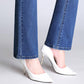 Women High Waisted Wide Leg Denim Pants Stretch Slim Pants Jeans Slim Pant Femme Jeans Plus Size