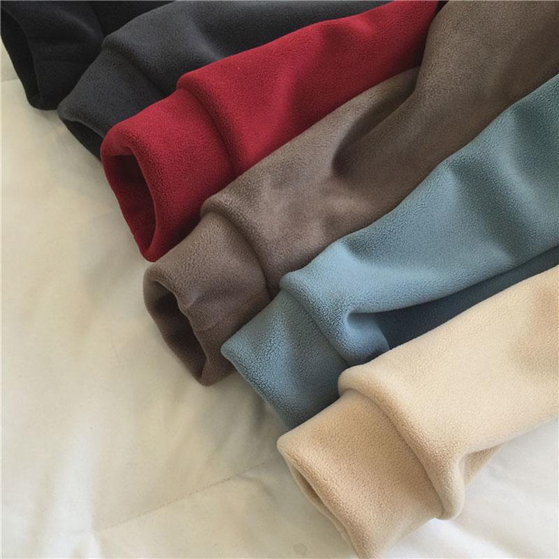 Winter Ladies Polar Fleece Jacket Fashion Korean Thick Embroidered High Neck Zipper Jacket Suitable for Young Women