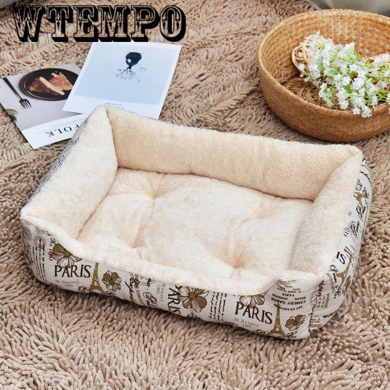 Pet Dog Kennel Soft Small Medium Dogs Sleeping Cushion Warm Nest Puppy Basket Chihuahua Teddy Sofa