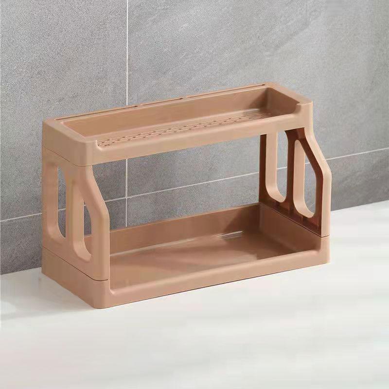 Spice Rack Kitchen Storage Rack Oil Salt Storage Rack Seasoning Household Floor Multi-layer Knife Rack Cutting Board Rack Home Storage Organizer